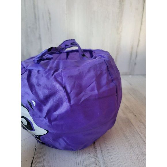 Halloween Purple candy pail bucket skull skeleton face - Picture 4 of 7